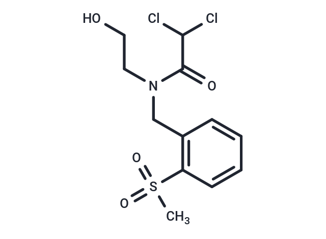 Acetamide, 2,2-dichloro-N-(2-hydroxyethyl)-N-(o-(methylsulfonyl)benzyl)-