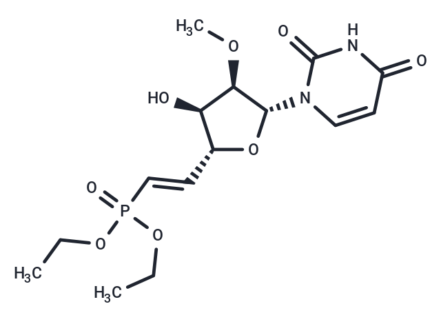 1-[(5E)-5,6-Dideoxy-6-(diethoxyphosphinyl)-2-O-methyl-β-D-ribo-hex-5-enofuranosyl]uracil