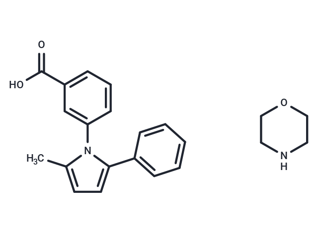 Benzoic acid, m-(2-methyl-5-phenylpyrrol-1-yl)-, compd. with morpholine (1:1)