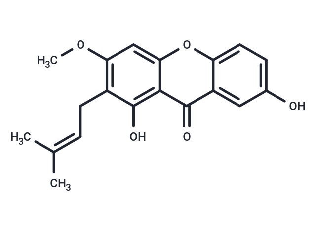 1,7-Dihydroxy-3-methoxy-2-prenylxanthone