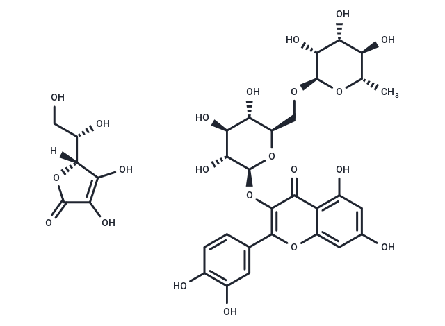 Ascorbic acid, rutoside drug combination