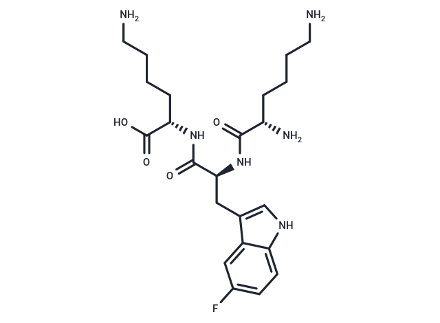 Lysyl-5-fluorotryptophyl-lysine