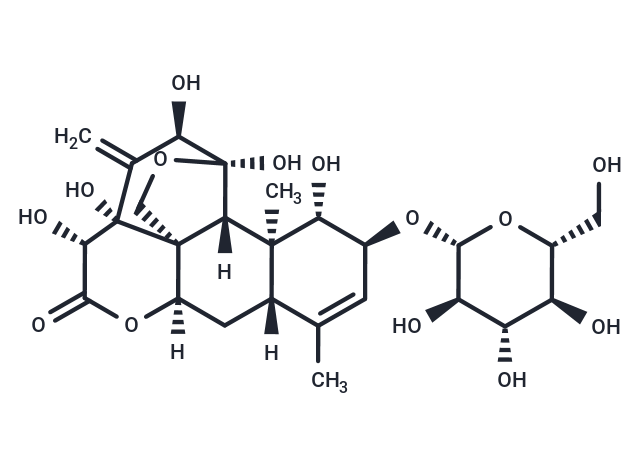 Eurycomanol 2-O-β-D-glucopyranoside