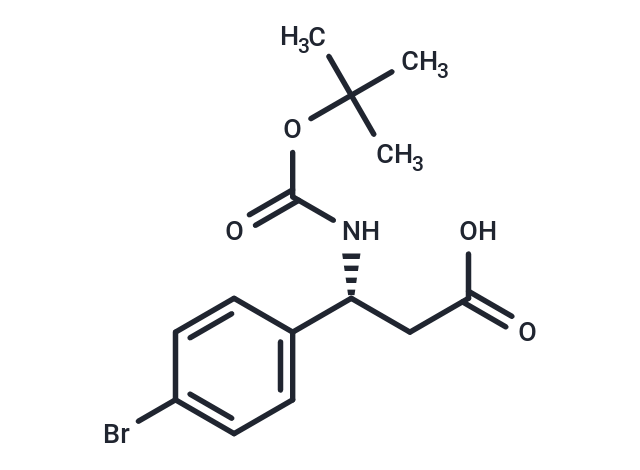 (R)-3-(4-Bromophenyl)-3-((tert-butoxycarbonyl)amino)propanoic acid