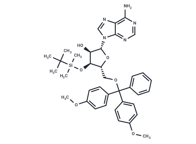 5’-O-(4,4’-Dimethoxytrityl)-3’-O-t-butyldimethylsilyl adenosine