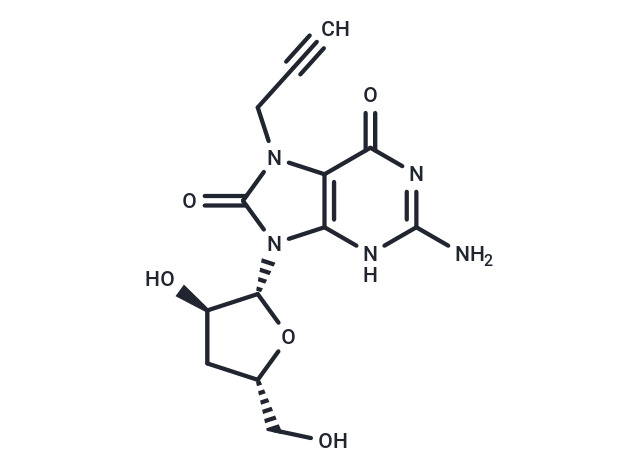 7,8-Dihydro-8-oxo-7-propargyl-3'-deoxy guanosine