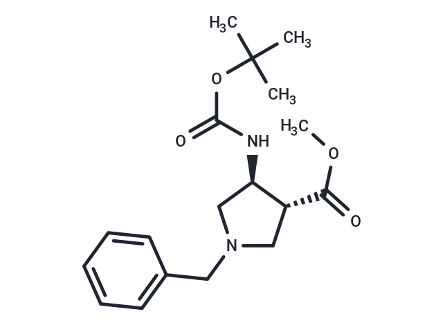 trans-Methyl 1-benzyl-4-(tert-butoxycarbonylamino)pyrrolidine-3-carboxylate