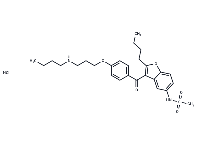 Debutyldronedarone hydrochloride
