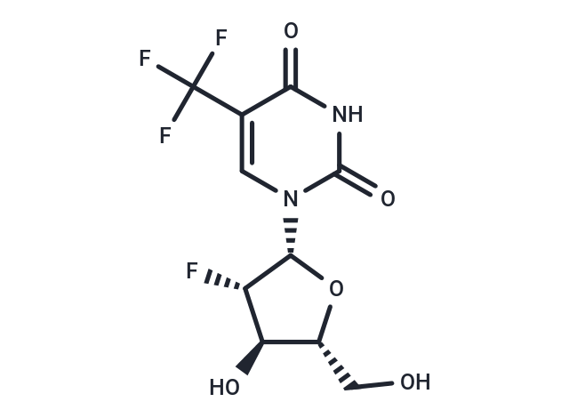 2’-Deoxy-2’-fluoro-5-trifluoromethyl-arabinouridine