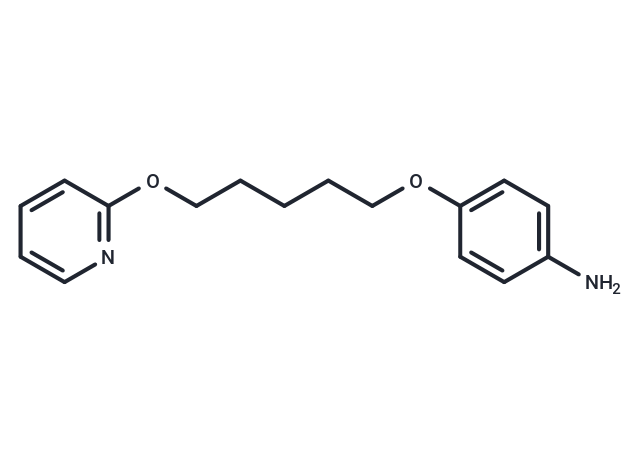 Pyridine, 2-(5-(p-aminophenoxy)pentyloxy)-