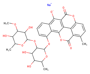 Chartreusin sodium