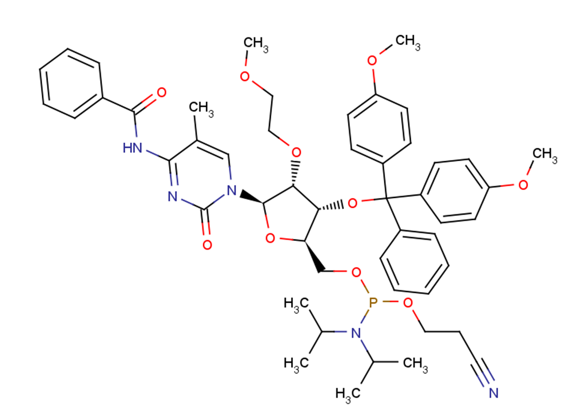 N4-Benzoyl-3'-O-(4,4’-dimethoxy   trityl)-2'-O-(2-methoxyethyl)-5-methylcytidine-5’-CED phosphoramidite
