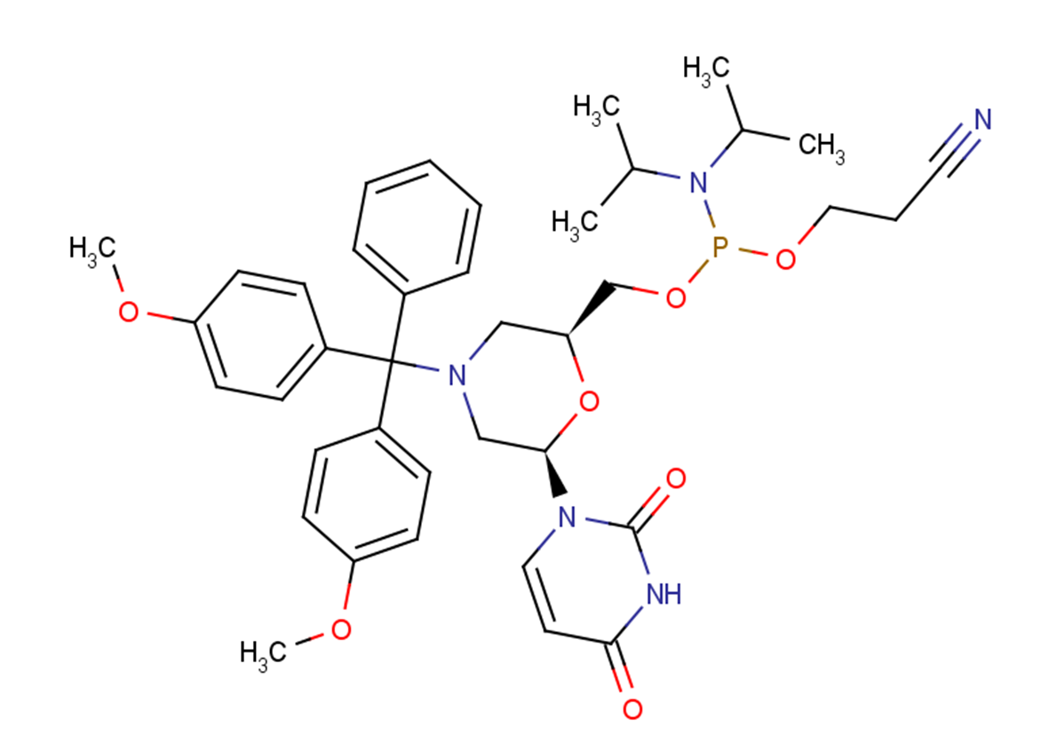 N-DMTr-morpholino-U-5’-O-phosphoramidite