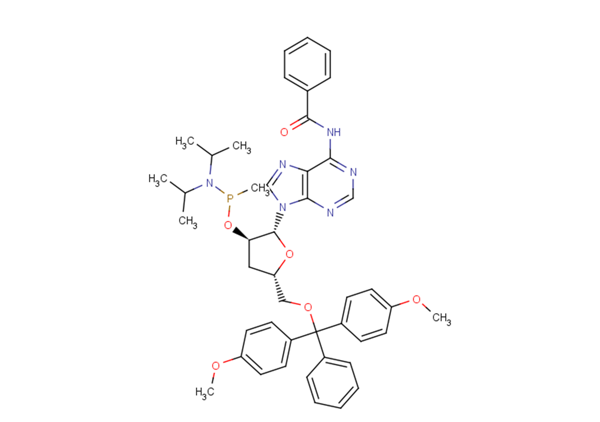 5’-DMTr-3’dA(Bz)-methyl   phosphonamidite