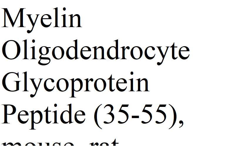 MOG peptide (35-55) , mouse, rat acetate