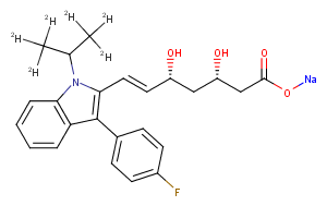 (3S,5R)-Fluvastatin D6 sodium