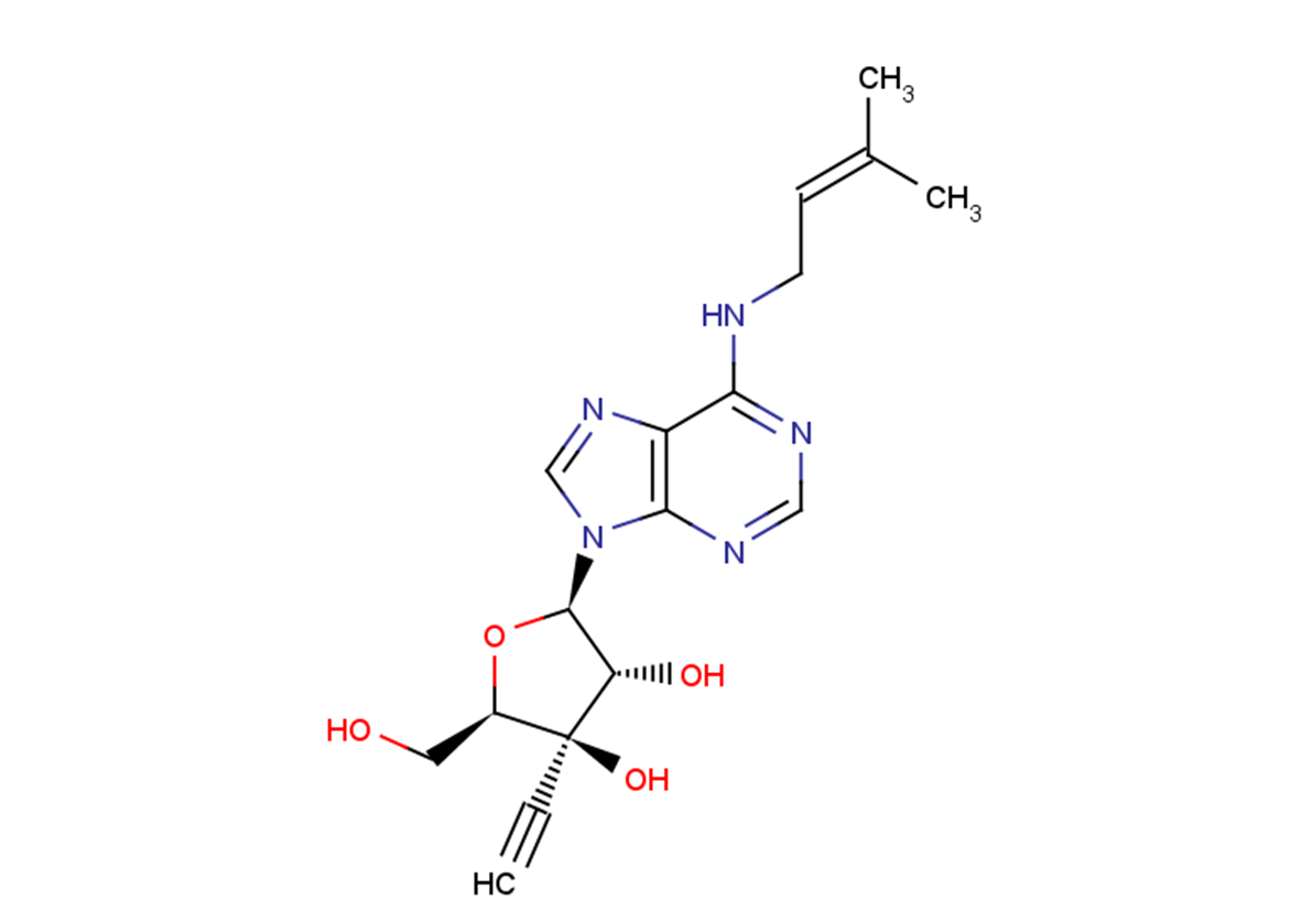 3’-beta-C-Ethynyl-N6-isopentenyl   adenosine