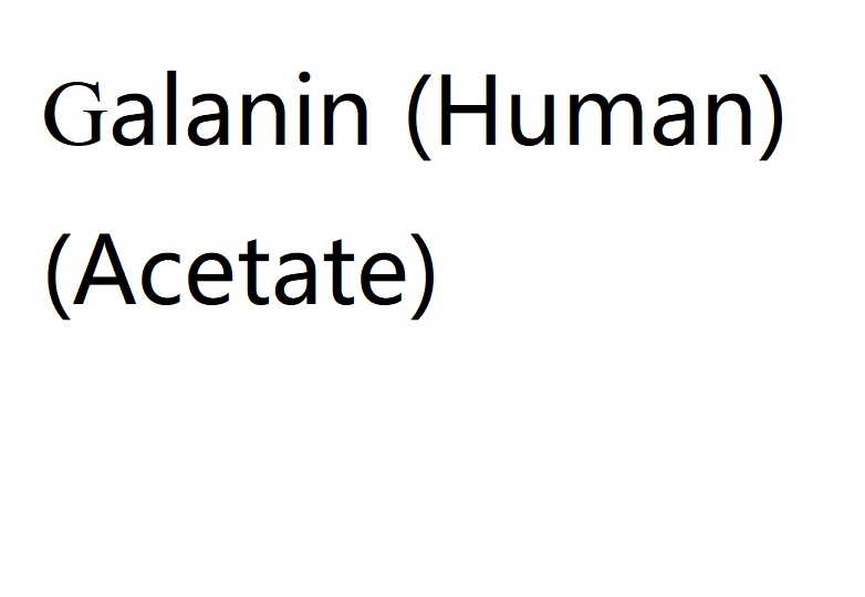 Galanin (Human) (Acetate)