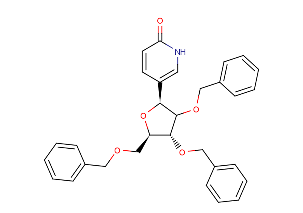5-(2,3,5-Tri-O-benzyl-beta-D-ribofuranosyl)-2(1H)-pyridinone