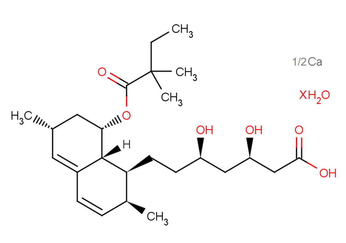 Simvastatin acid calcium hydrate