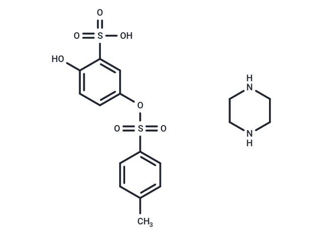 Sultosilic acid piperazine salt