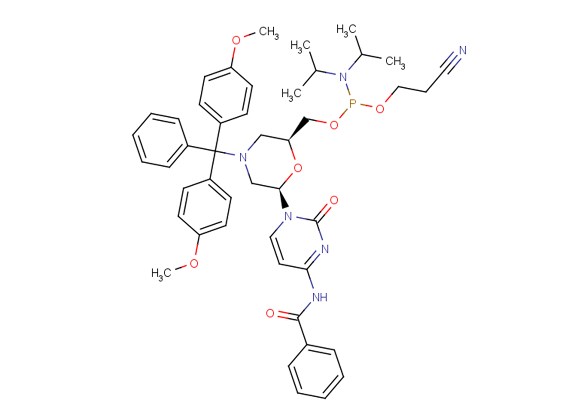 N-DMTr-N4-benzoyl-morpholino-cytosine-5'-O-phosphoramidite