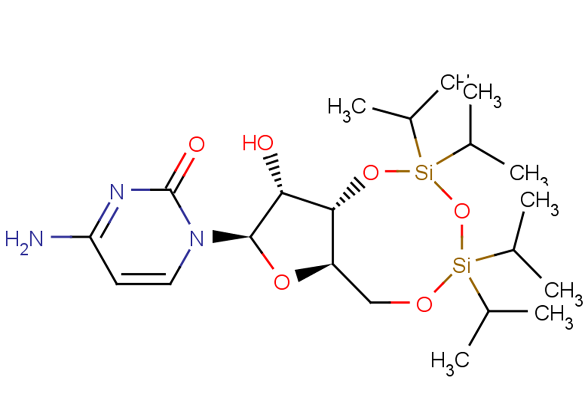 3,5-O-[1,1,3,3-tetrakis(1-methylethyl)-1,3-disiloxanediyl] cytidine
