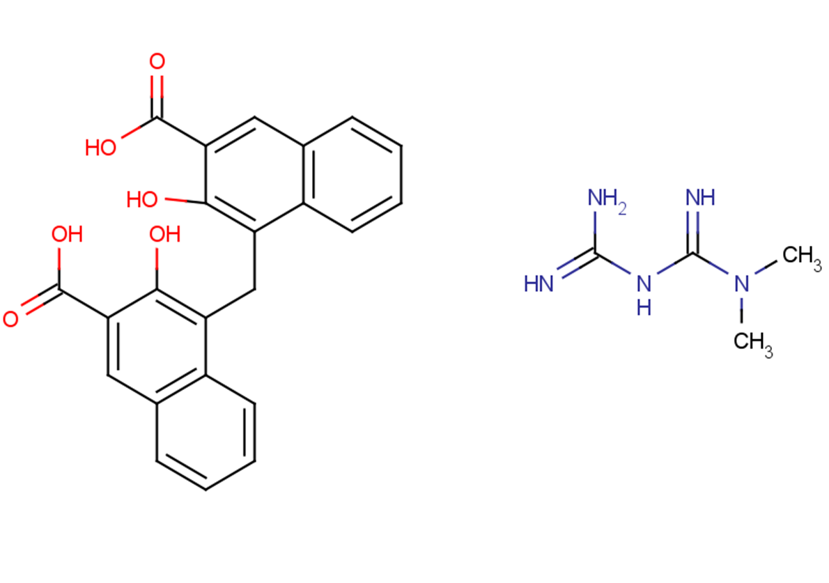 Metformin embonate