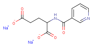 L-Glutamic acid, N-nicotinoyl-, disodium salt