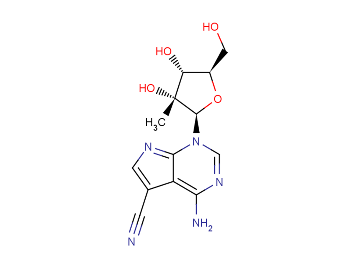 4-Amino-5-cyano-1-(2-b-C-methyl-b-D-ribofuranosyl)-7H-pyrrolo[2.3-d]pyrimidine