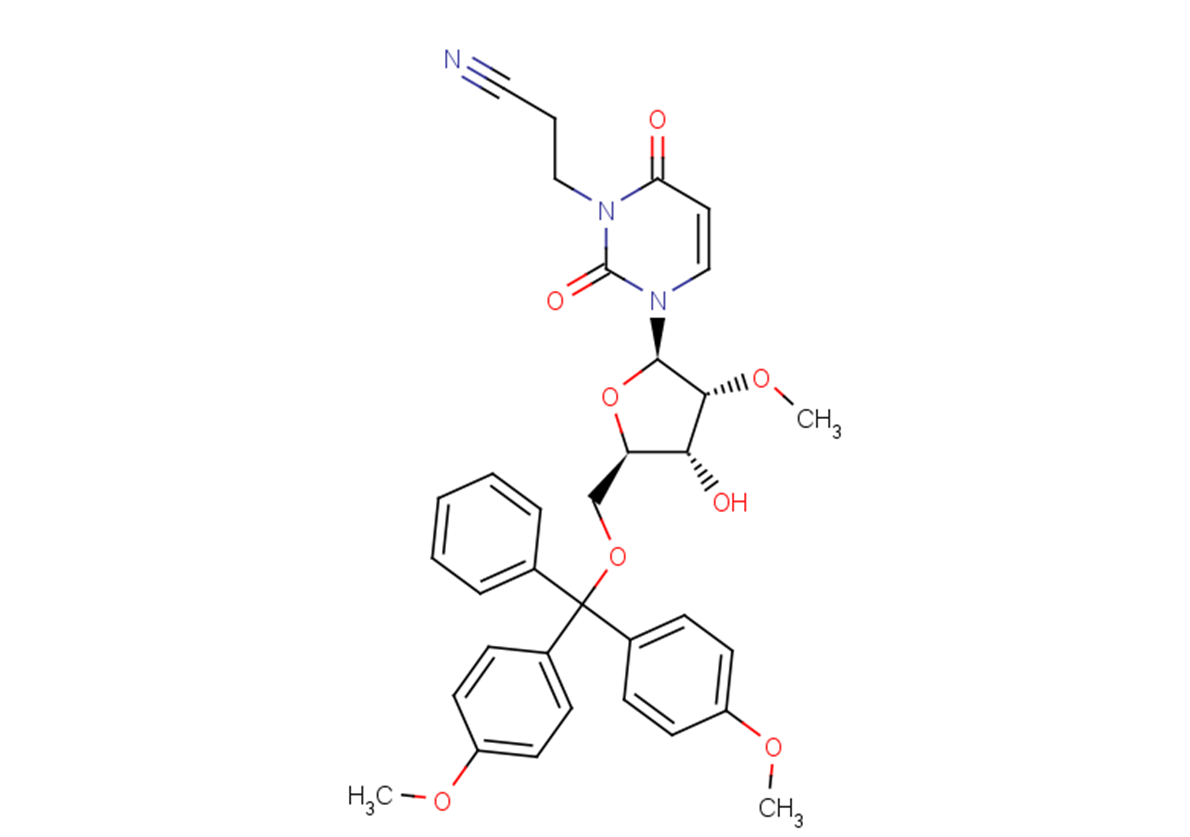 N3-Cyanoethyl-5’-O-(4,4’-dimethoxytrityl)-2’-O-methyluridine