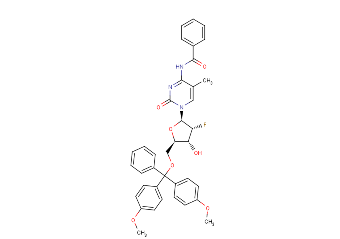 N4-Benzoyl-2’-deoxy-5’-O-DMTr-2’-fluoro- 5-methylcytidine