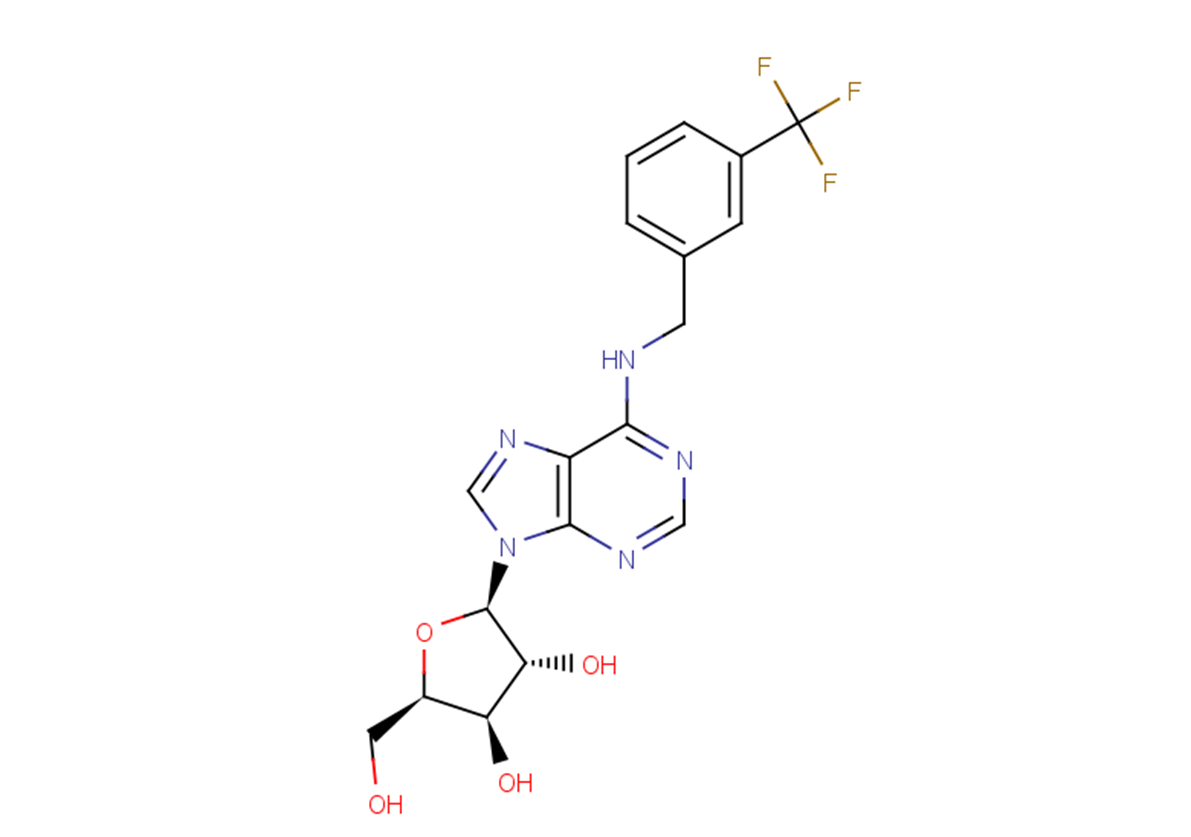 1-(b-D-Xylofuranosyl)-N6-(m-trifluoromethyl   benzyl) adenine