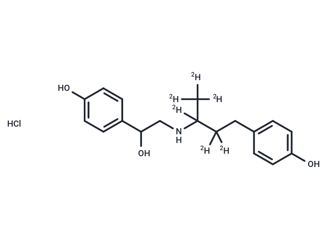 Ractopamine-d6 Hydrochloride (Mixture of Diastereomers)