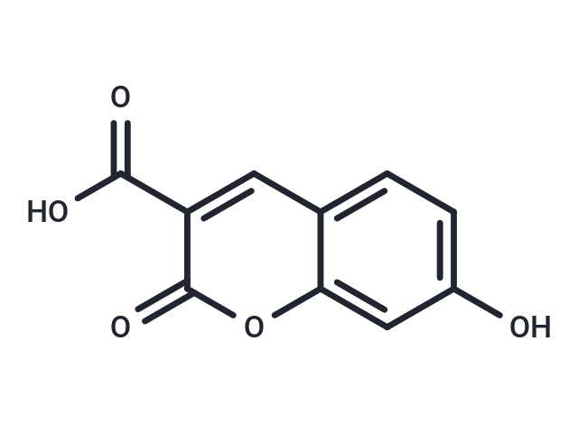 7-Hydroxycoumarin-3-carboxylic acid [779-27-1]