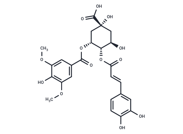 4-O-Caffeoyl-3-O-syringoylquinic acid