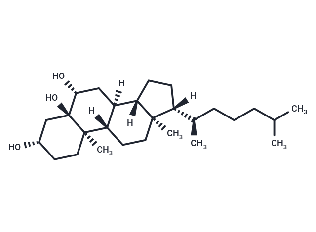 3β,5α,6β-Trihydroxycholestane