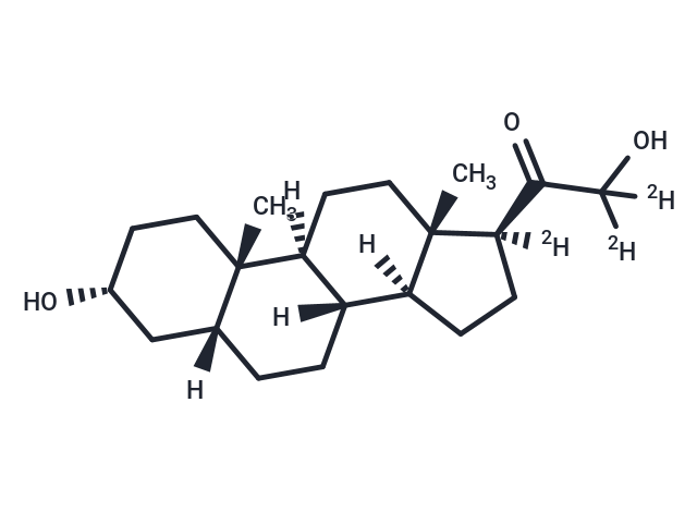 Tetrahydro 11-Deoxycorticosterone-d3