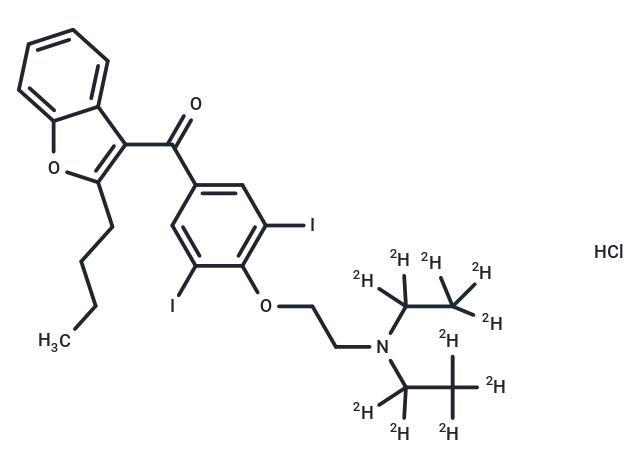 Amiodarone-d10 Hydrochloride