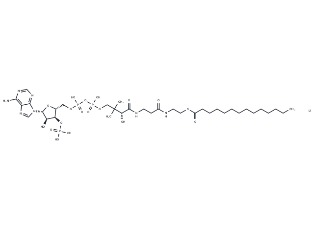 Myristoyl coenzyme A lithium