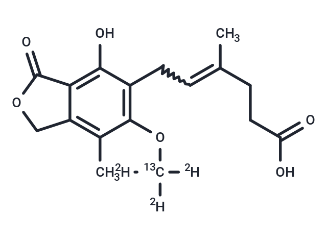 Mycophenolic acid-13C-d3