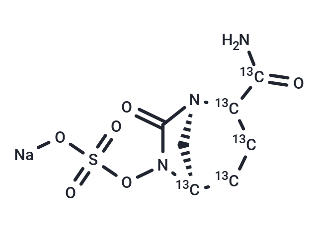Avibactam sodium salt-13C5