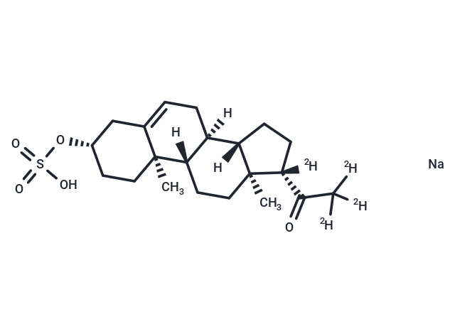 Sodium Pregnenolone-17α,21,21,21-d4 Sulfate