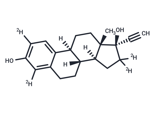 17α-Ethynylestradiol-2,4,16,16-d4