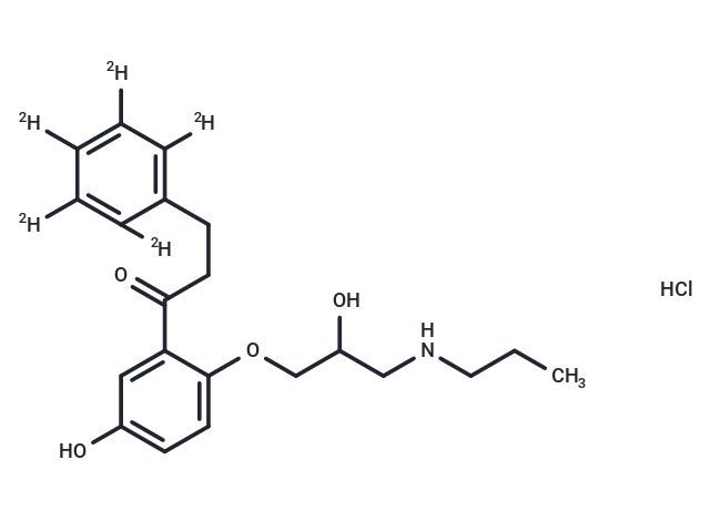 5-Hydroxy Propafenone-d5 HCl