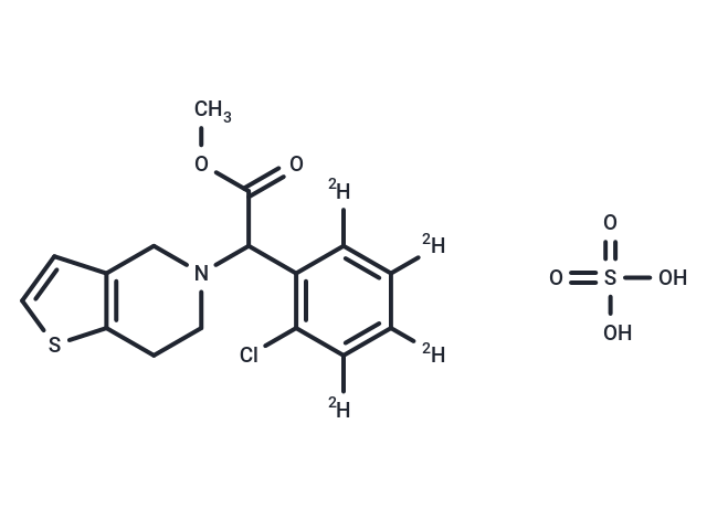 rac-Clopidogrel-d4 Hydrogen Sulfate
