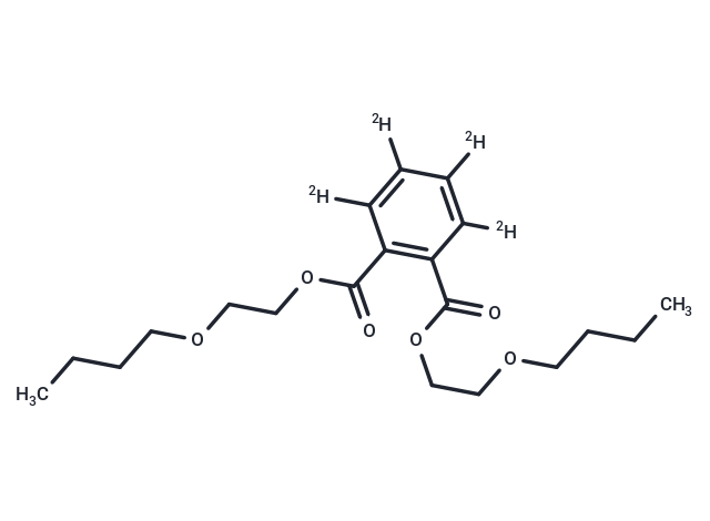 Phthalic acid, bis-2-n-butoxyethyl ester-d4