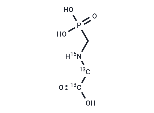 Glyphosate-13C2-15N