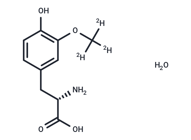 3-Methoxy-L-tyrosine-d3 monohydrate