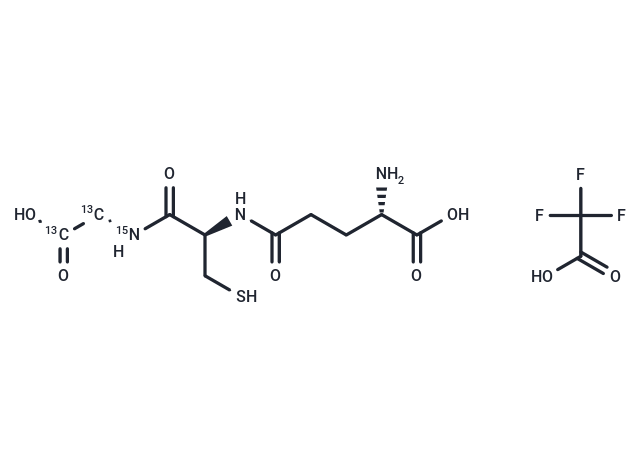 Glutathione-(glyucine-13C2-15N) Trifluoroacetate